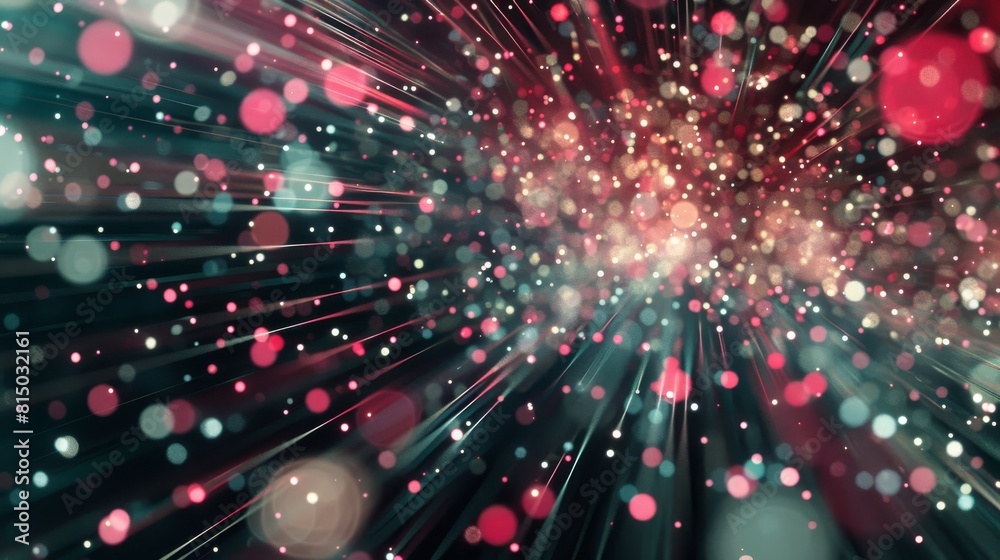 Fototapeta premium Abstract Starburst Bursting Motion