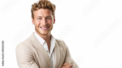 A Confident Man Smiling photo