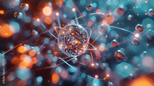 Visualization of a Molybdenum Atom Highlighting Its Electron and Industrial Applications in Steel