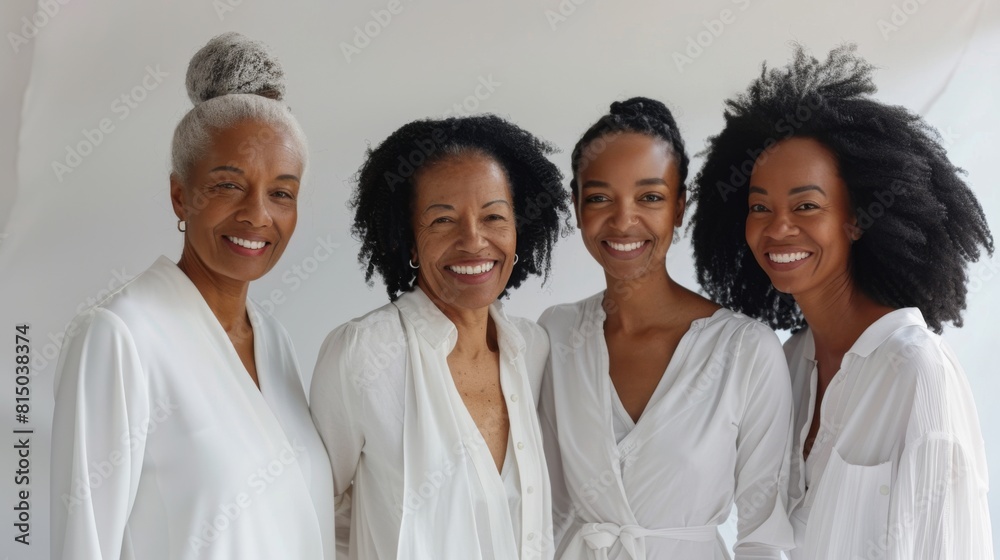 Generational Portrait of Smiling Women Generational Portrait of Smiling Women