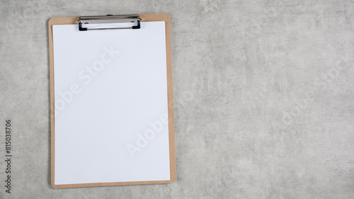 High angle view shot of blank paper