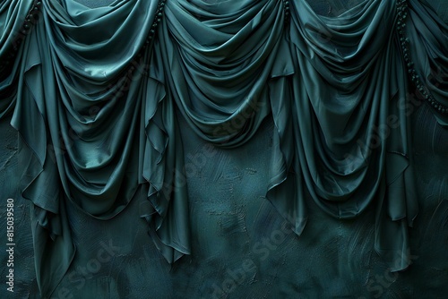 An extremely dark green background with no texture at all photo