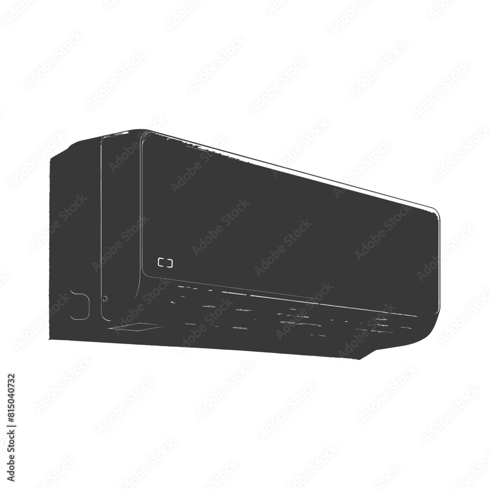Silhouette Air conditioner black color only Silhouette Air conditioner black color only