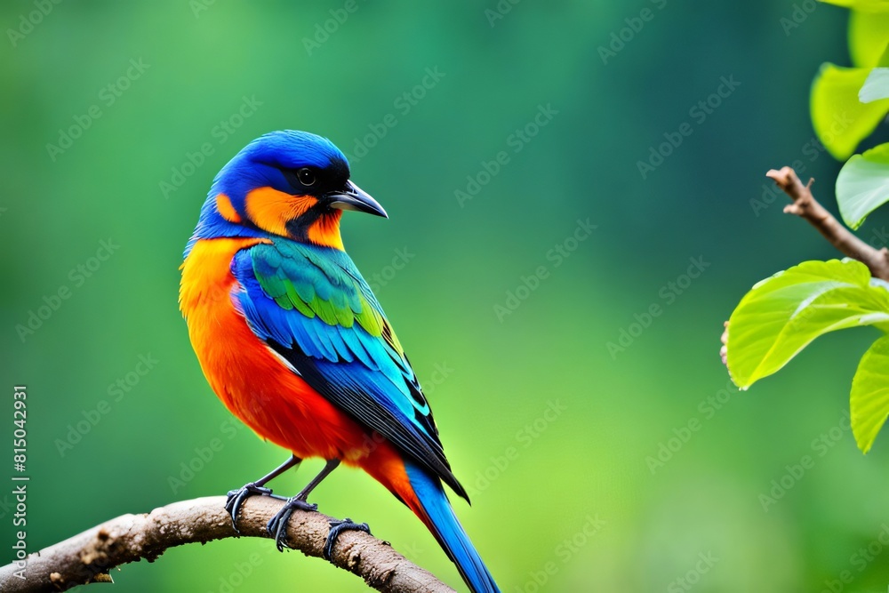 beautiful colorful macaw
