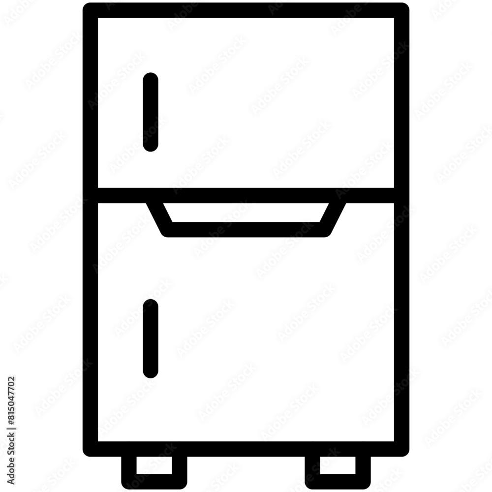 freezer line icon freezer line icon