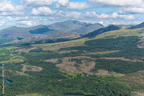 Eryri National Park helicopter aerial
