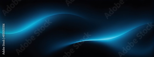  White blue black blurred abstract gradient on dark grainy background, glowing light, large banner size 
