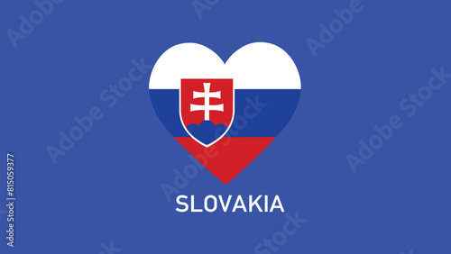 Slovakia Flag Heart Teams European Nations 2024 Abstract Countries European Germany Football Symbol Logo Design Vector Illustration Free Download Slovakia Flag Heart Teams European Nations 2024 Abstract Countries European Germany Football Symbol Logo Design Vector Illustration - GFXLoad