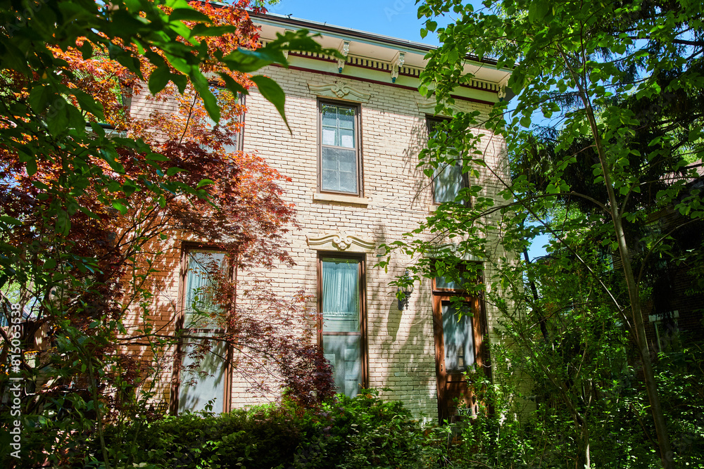 Serene Traditional Brick Home Amidst Lush Foliage, Fort Wayne Serene Traditional Brick Home Amidst Lush Foliage, Fort Wayne