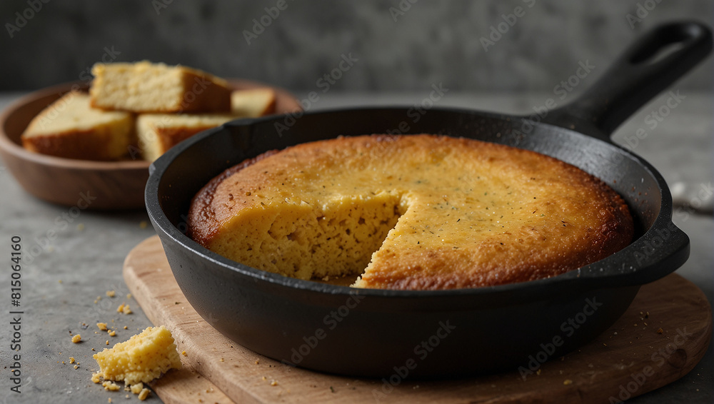 Skillet cornbread with new look Skillet cornbread with new look