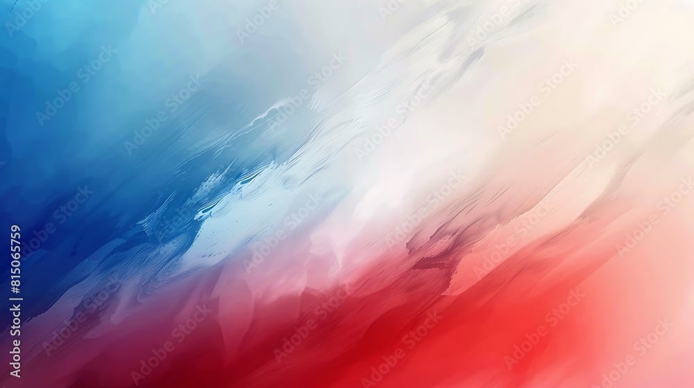 A captivating red, blue, and white mix background with soft gradients, providing depth and dimension to digital artwork.