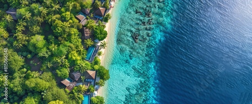 Aerial View Of Canareef Resort Maldives, Background photo