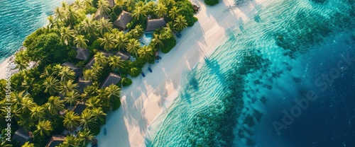 Aerial View Of Canareef Resort Maldives, Background photo