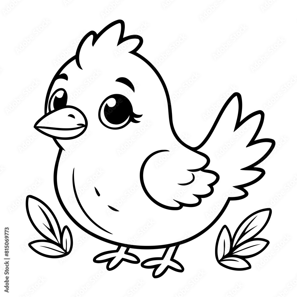 Cartoon Bird for toddlers book Cartoon Bird for toddlers book