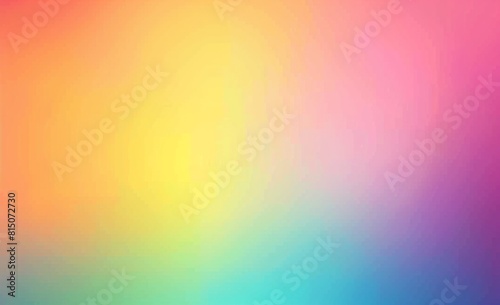 abstract rainbow background， Colorful gradient background with blurred edges