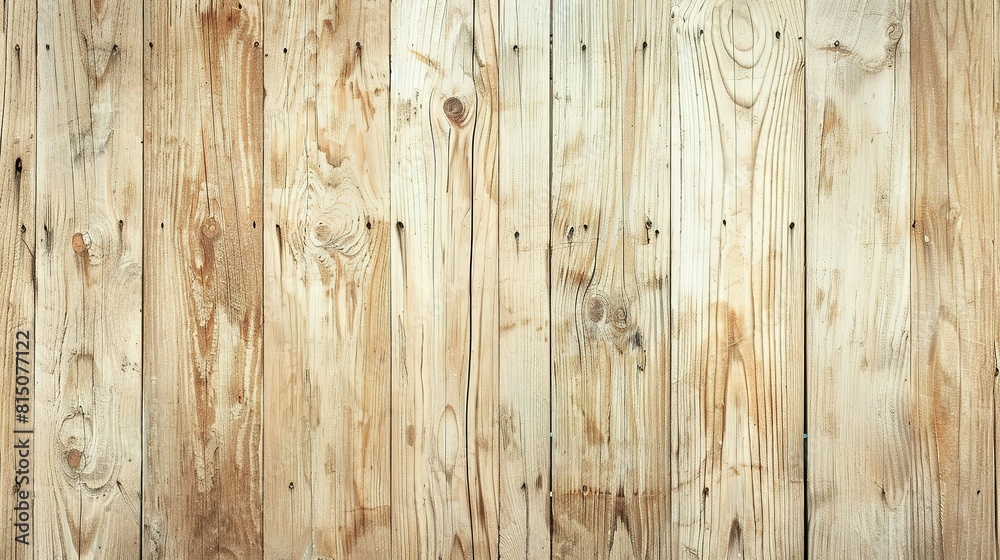 Fototapeta premium Light brown nature wooden plank texture background