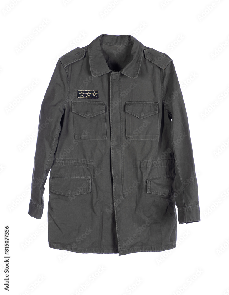 military american shirt isolated on white background military american shirt isolated on white background