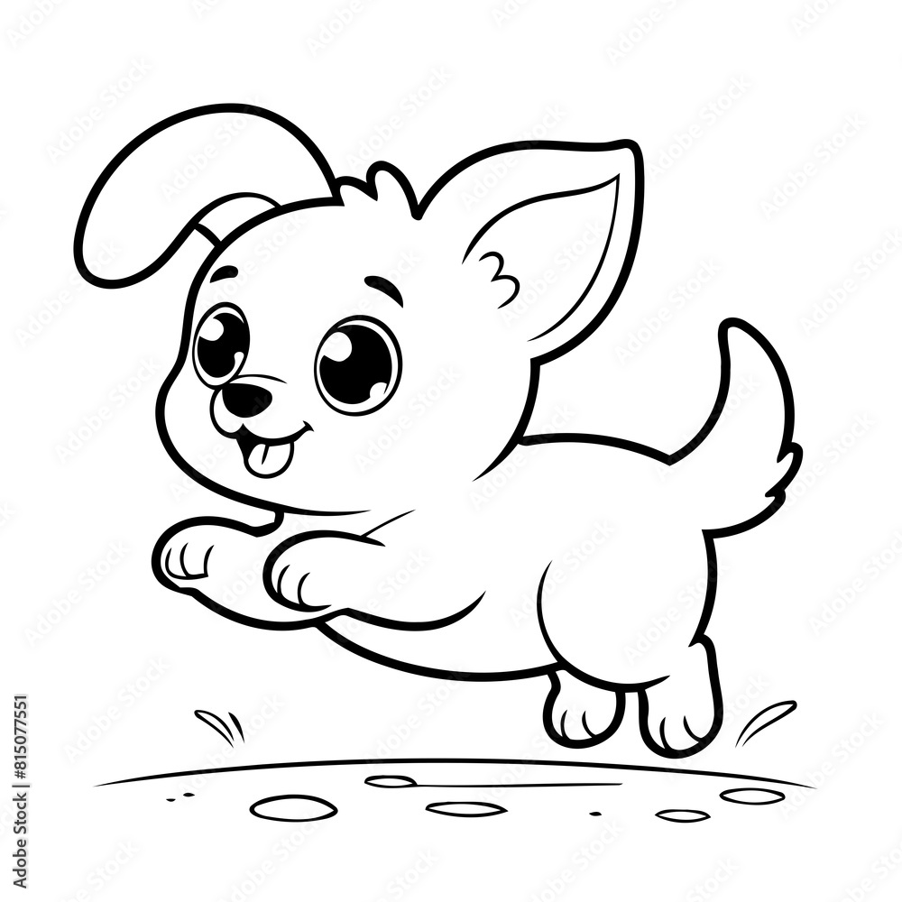 Simple Puppy jumping drawing for toddlers book Simple Puppy jumping drawing for toddlers book