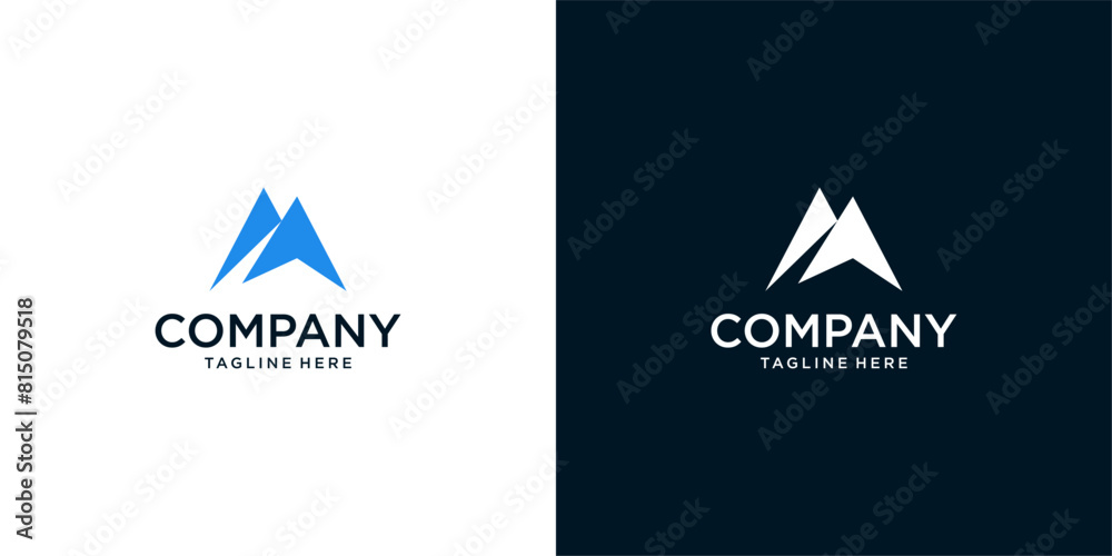 m & mountain logo m & mountain logo