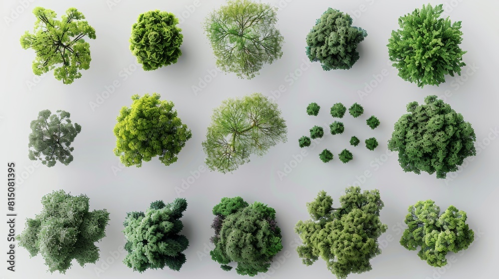 Trees from Above for Digital Composition Generative AI Stock ...