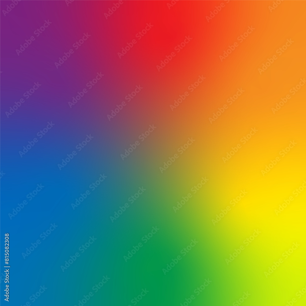 Obraz premium Abstract square background gradient rainbow colors. Colorful gay pride month vector illustration