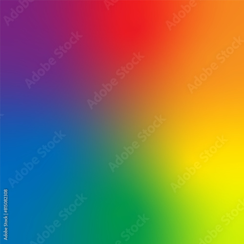 Abstract square background gradient rainbow colors. Colorful gay pride month vector illustration