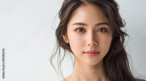 Young Asian Woman Posing for a Portrait