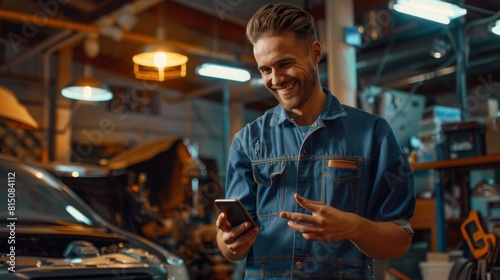 Smiling Mechanic Using Smartphone