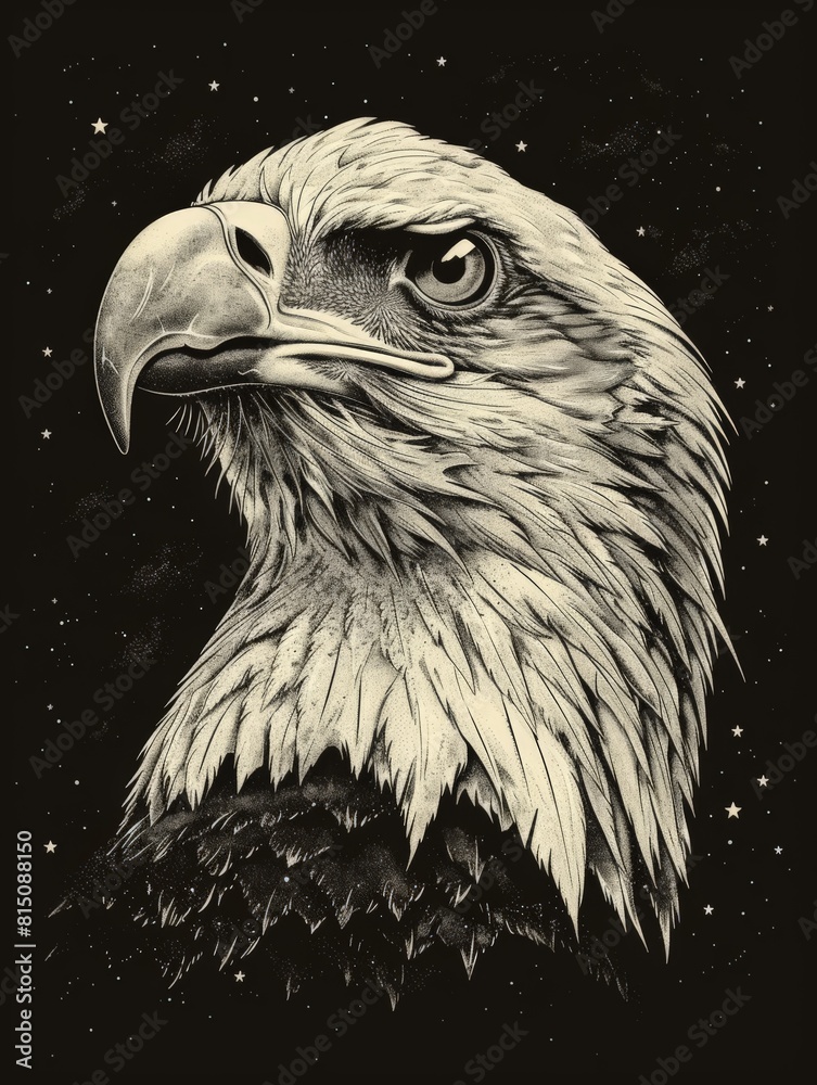 Majestic Bald Eagle Canvas Art Print Majestic Bald Eagle Canvas Art Print