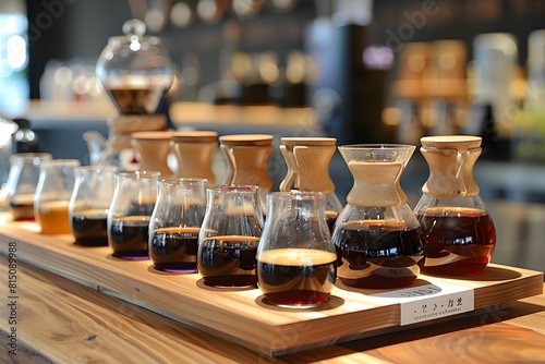 Artisan Coffee Tasting A Moment of Relaxation and Pleasure in Handcrafted Brewing photo