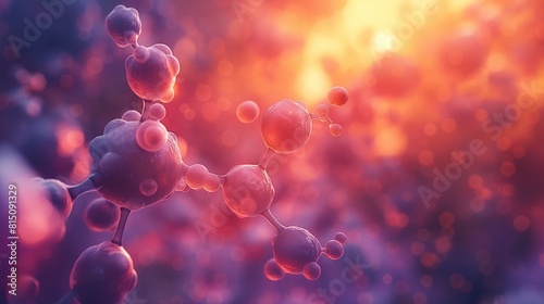 Molecular structures dancing in a symphony of colors under the influence of laser spectroscopy