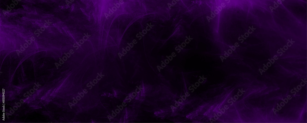 Purple steam on a black background. Textured abstract purple smoke texture over black. Purple steam explosion special effect. Powder smoke explosion Realistic fog and mist effect on dark background. Purple steam on a black background. Textured abstract purple smoke texture over black. Purple steam explosion special effect. Powder smoke explosion Realistic fog and mist effect on dark background.