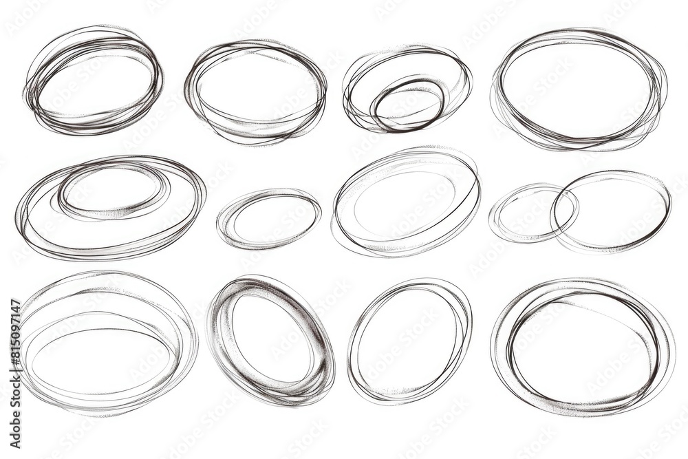 A collection of circles in a modern abstract design. Perfect for graphic design projects A collection of circles in a modern abstract design. Perfect for graphic design projects