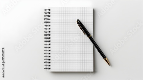 Wallpaper Mural Minimalist Notebook and Pen Composition Modern Simplicity and Functionality Torontodigital.ca