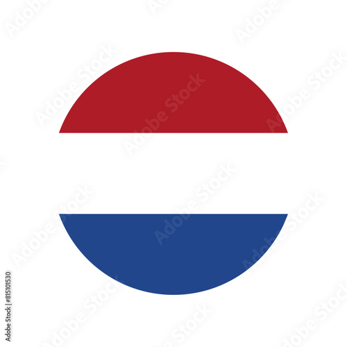 Round Netherlands flag icon