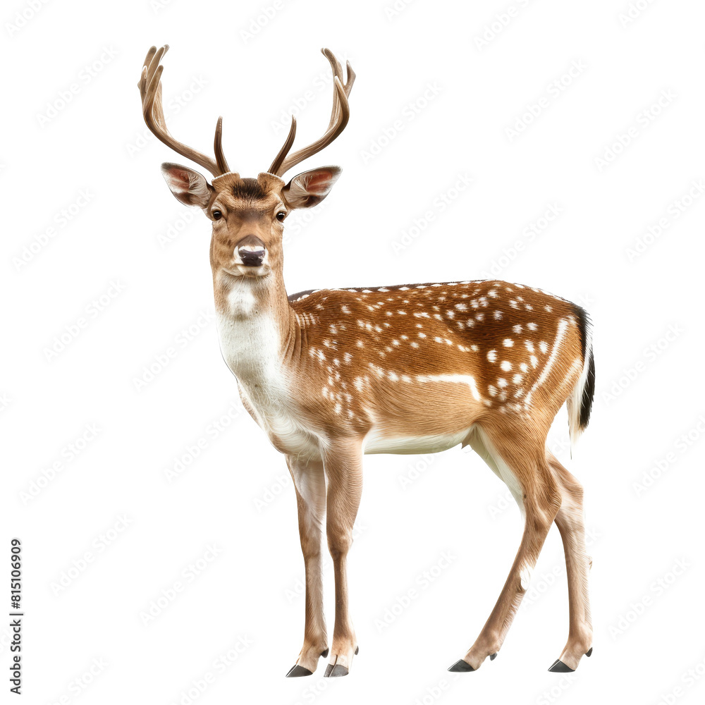 A deer is standing in front of a plain Png background, a Beaver Isolated on a whitePNG Background A deer is standing in front of a plain Png background, a Beaver Isolated on a whitePNG Background