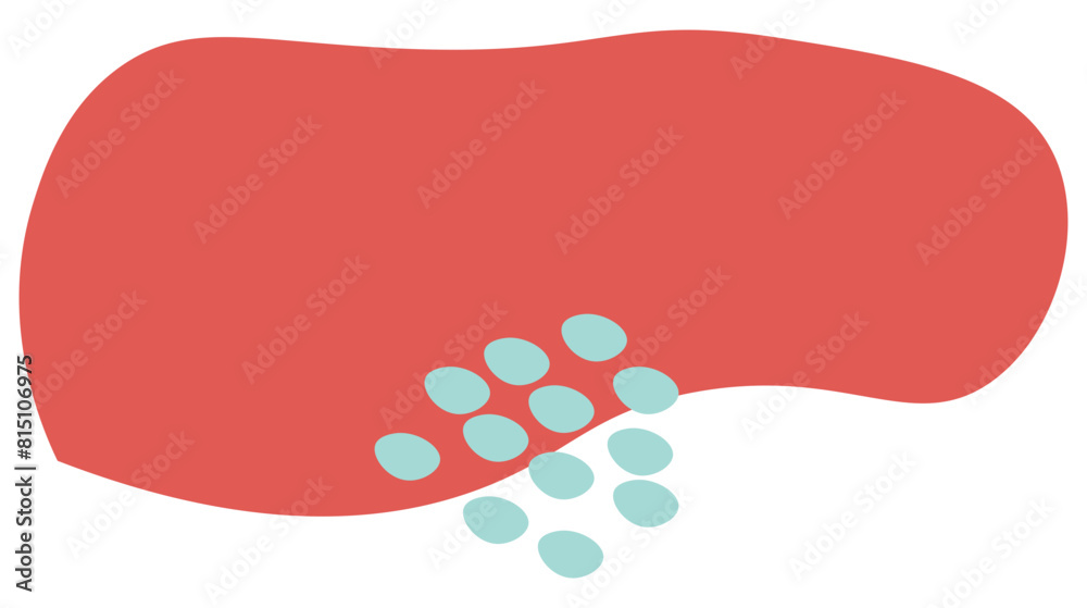 Abstract shape style, nature organic. Vector illustration. Abstract shape style, nature organic. Vector illustration.