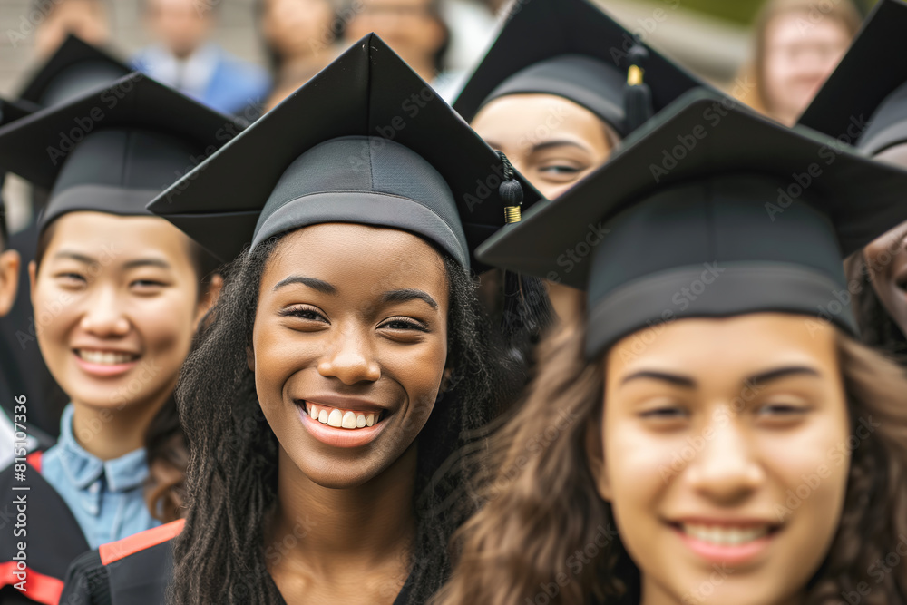 Young black Graduate with Bright Future Young black Graduate with Bright Future