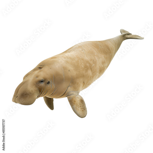 A detailed model of a humpback whale displayed prominently on a plain Png background, a Beaver Isolated on a whitePNG Background © Iftikhar alam