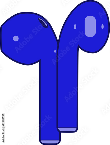 Wireless in ear headphones, vector graphic, graphic resources, high quality, object, technology, futuristic, unique, comfortable, original, volume, audio output, audio input