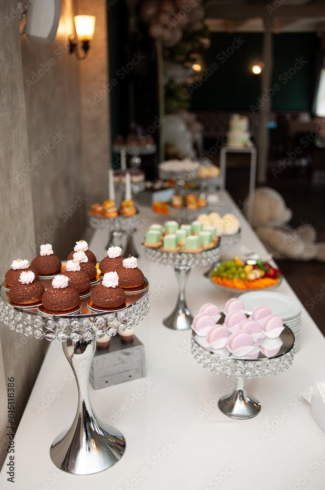 Tasty wedding table and cake Tasty wedding table and cake