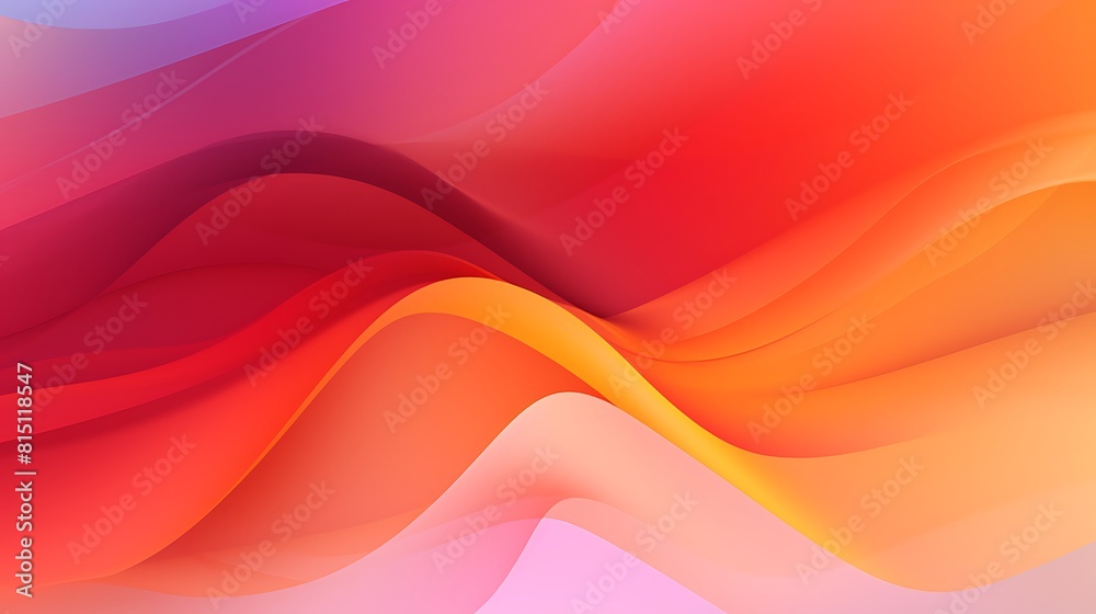 Vibrant Abstract Art Smooth Lines in Pink, Orange, and Yellow Hues Vibrant Abstract Art Smooth Lines in Pink, Orange, and Yellow Hues