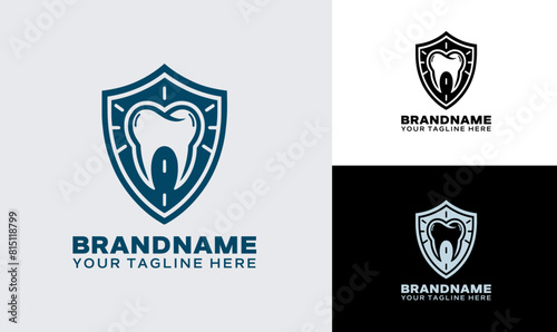 Friendly Dentist Logo with Smiling Tooth