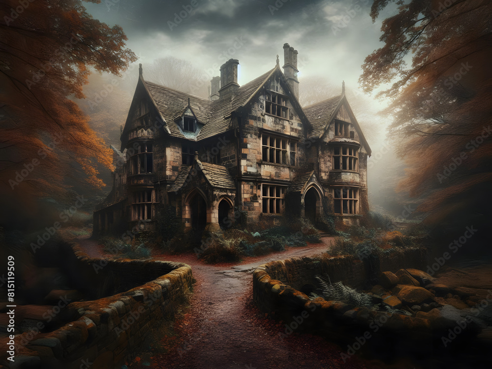 Abandoned and mysterious manor Abandoned and mysterious manor
