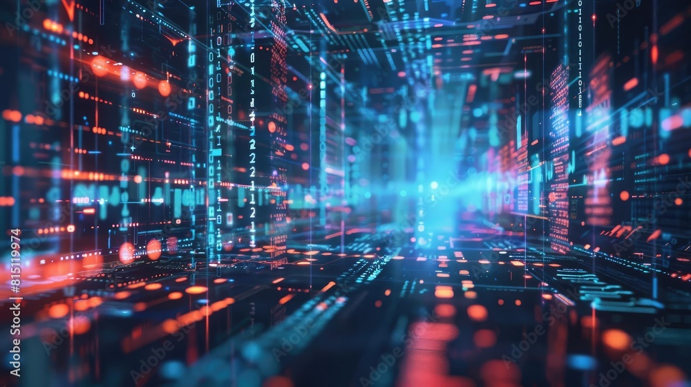 Data as Currency Illustrate the value of data in the future, showing it being exchanged or traded Data as Currency Illustrate the value of data in the future, showing it being exchanged or traded