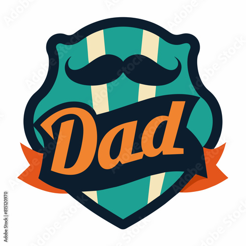 Father's Day sticker typography