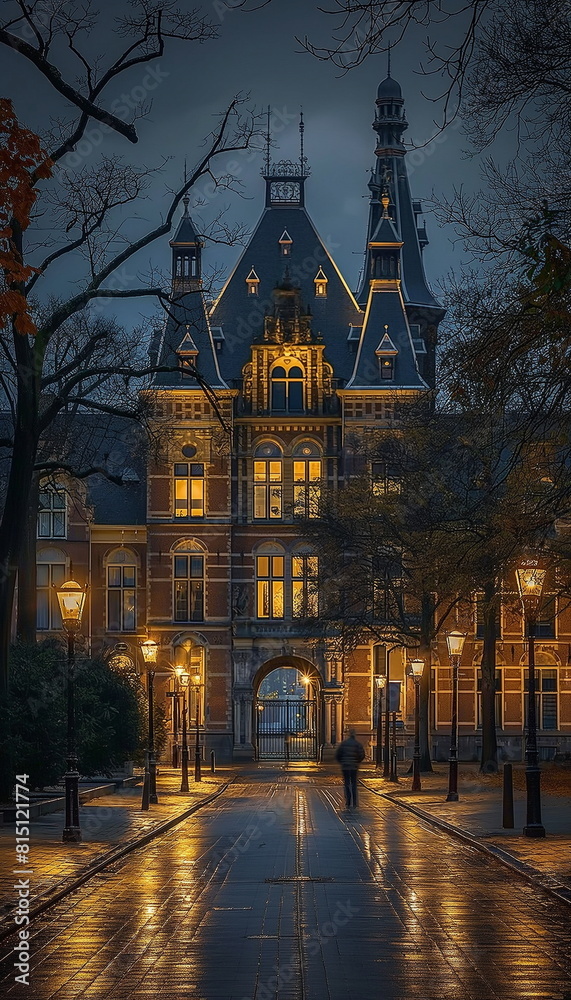 Obraz premium Rijksmuseum Amsterdam Netherlands In a mystical at_005