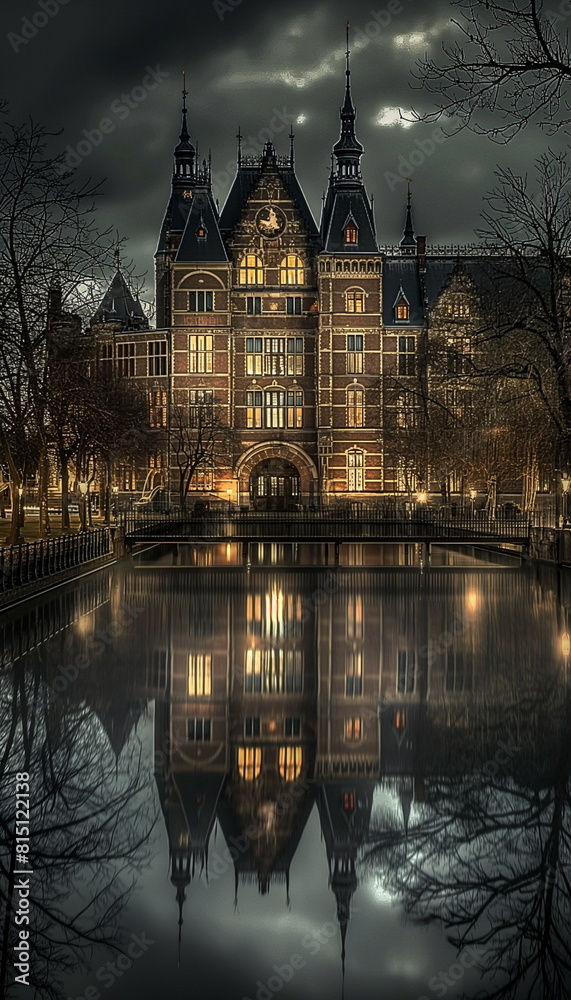Rijksmuseum Amsterdam Netherlands In a mystical at_011