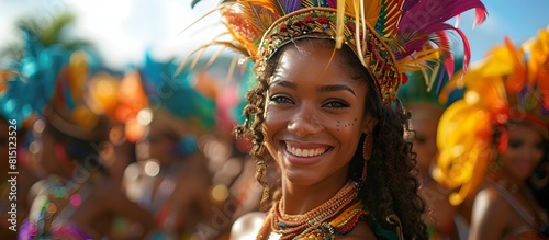 Vibrant Samba Dancers Infusing Energy and Excitement at Rios Exuberant Carnival photo
