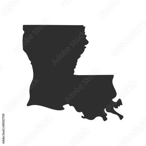 Vector Simplified State of Louisiana
